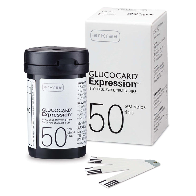 Blood Glucose Test Strips Glucocard 50 Strips per Pack For Glucocard Blood Glucose Monitoring Meter (Box of 50)
