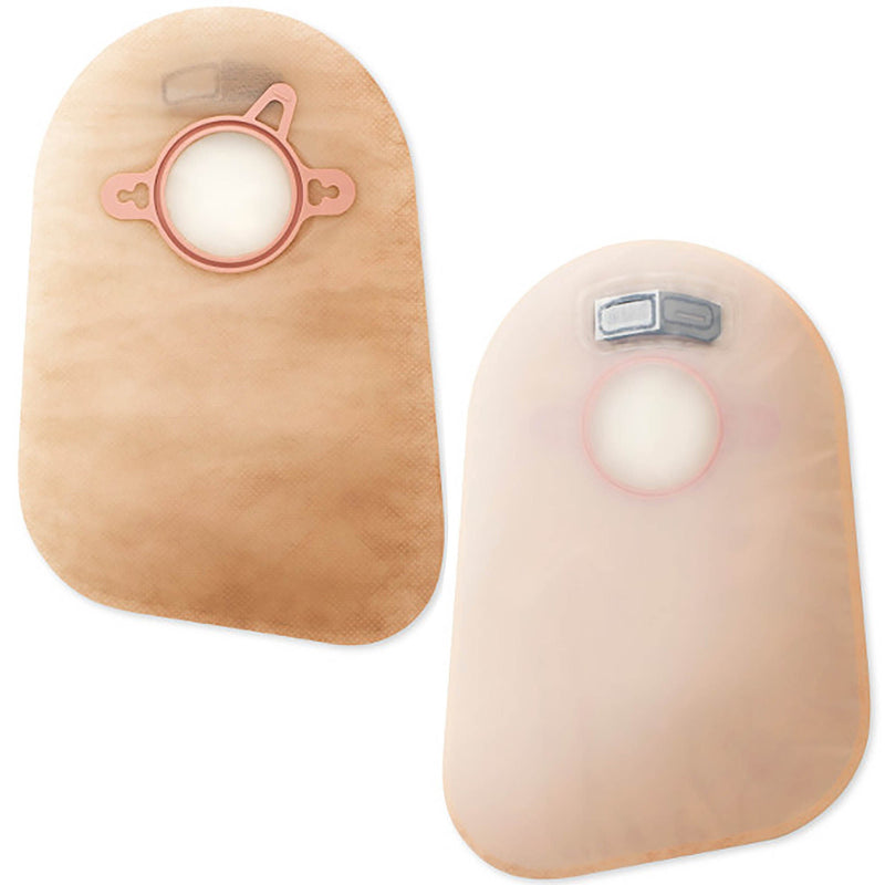 New Image 2-Piece Transparent Ostomy Pouch, Pre-cut to Fit 57mm Stoma (Box of 60)