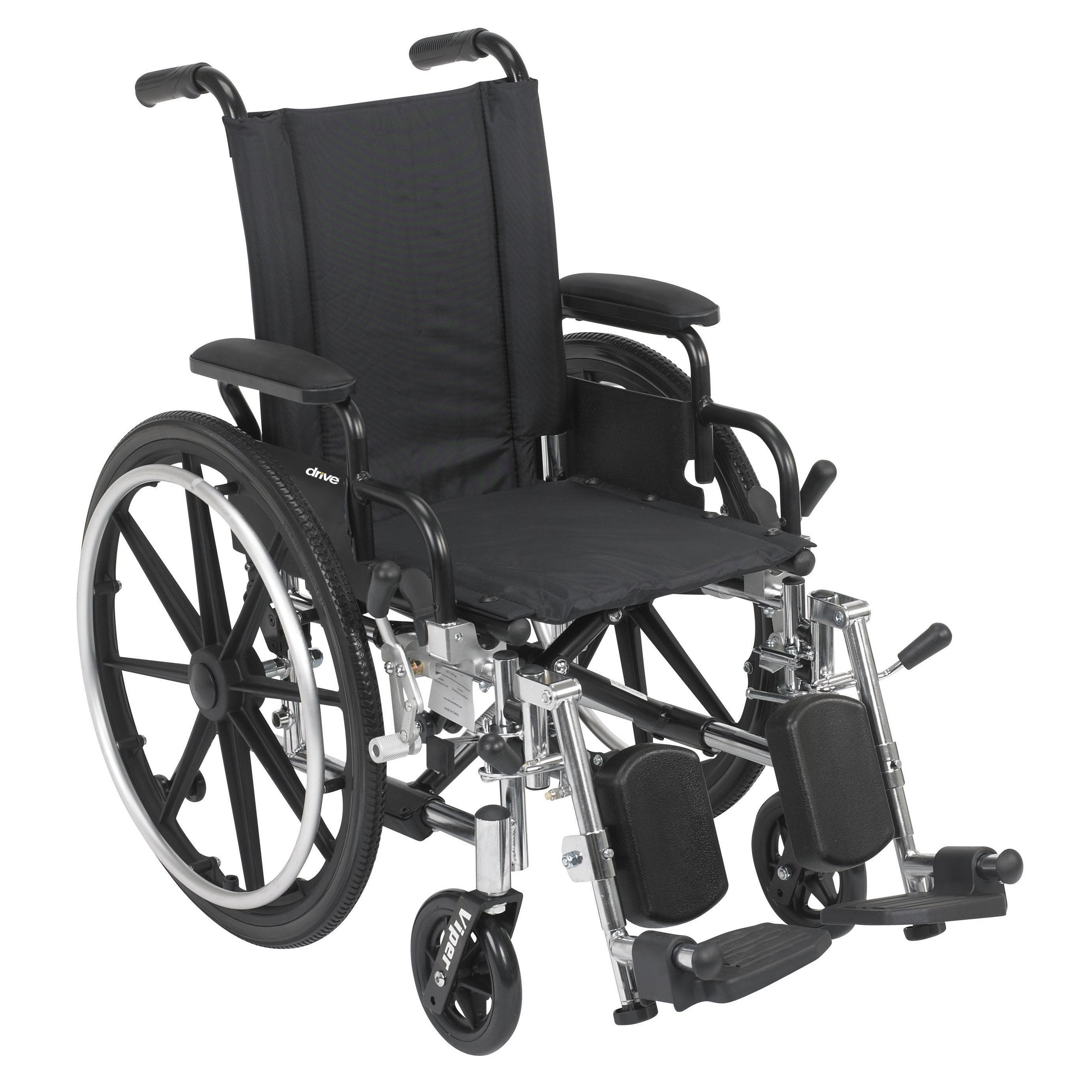 drive Viper Lightweight Wheelchair, 14-Inch Seat Width (Case)