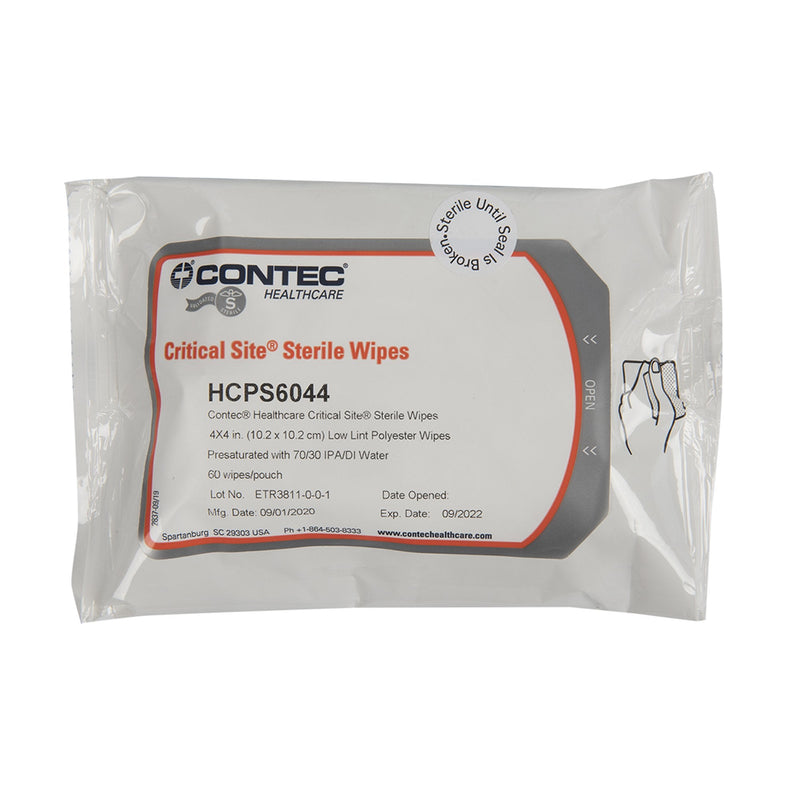 Contec Critical Site Isopropyl Alcohol Surface Disinfecting Wipes (24/CS)