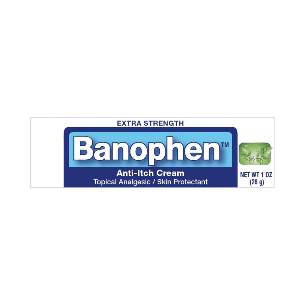 Banophen Diphenhydramine HCl / Zinc Acetate Itch Relief, 1 ounce tube (Each)
