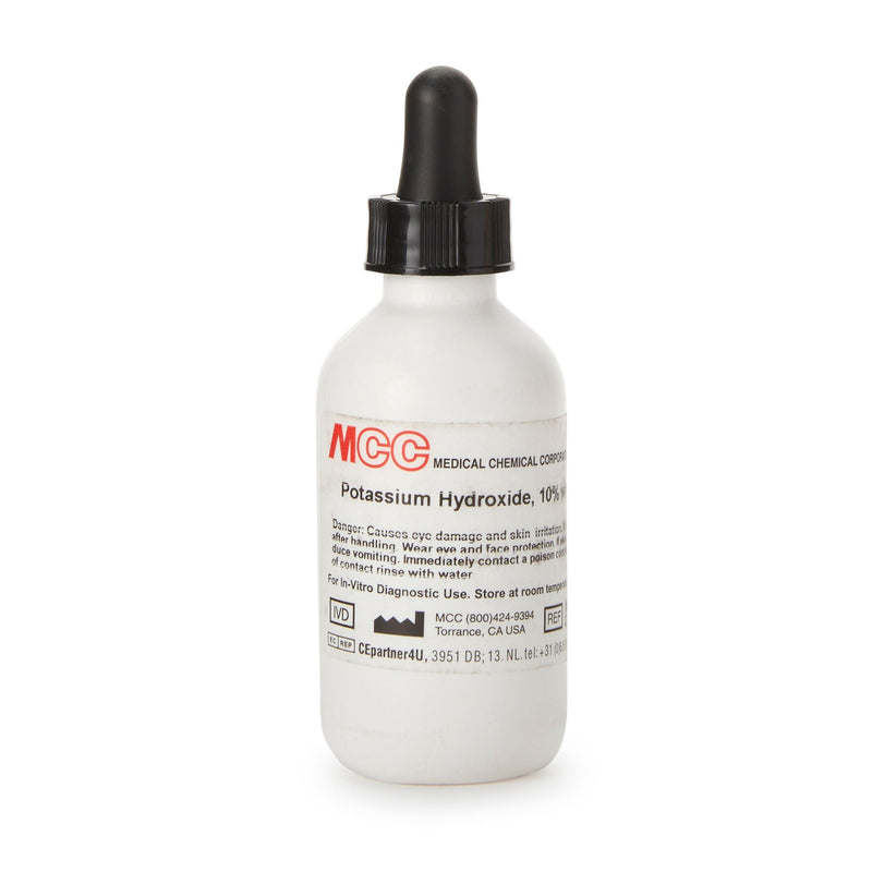 Microbiology Reagent Potassium Hydroxide Inorganic Compound 10% 2 oz. (Each)