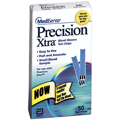 Precision Xtra Blood Glucose Test Strips (Case of 600) 