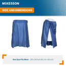 McKesson Strapless Exam Gown, One Size Fits Most, Blue, 2 x 2 Feet (Case of 25)
