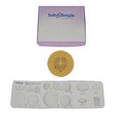 Ostomy Barrier Trim to Fit, Extended Wear Without Tape 70 mm Flange 2 Piece System Hydrocolloid Up to 2-3/4 Inch Opening 5 X 5 Inch (Case of 40)