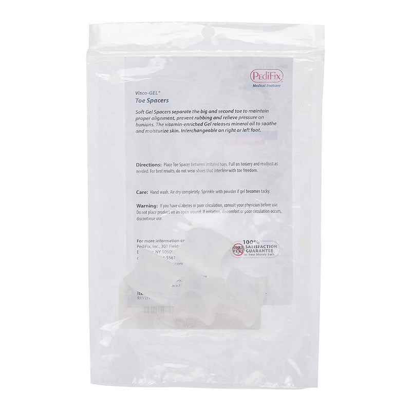 Visco-Gel Toe Spacer, Medium (Pack of 4)