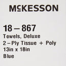McKesson Brand McKesson Nonsterile Blue Procedure Towels, 13 x 18 Inch (500/CS) 