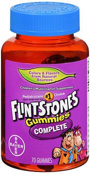 Bayer Flintstones Complete Children's Multivitamin Supplement Gummies 