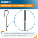 McKesson Aluminum Offset Cane, 30 – 39 Inch Height (Case of 6)