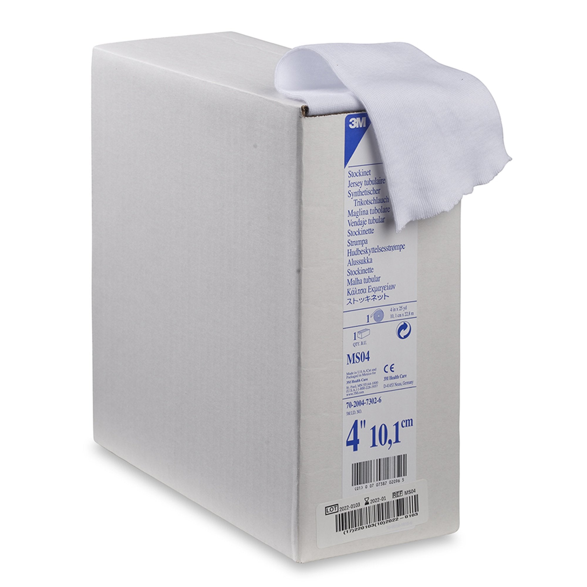Solventum Corporation 3M Synthetic Cast Stockinette, 4 Inch x 25 Yard 