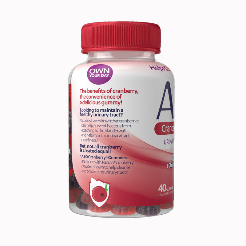i-Health Inc AZO Cranberry, 40 Convenient Gummies in a Bottle (24/CS)