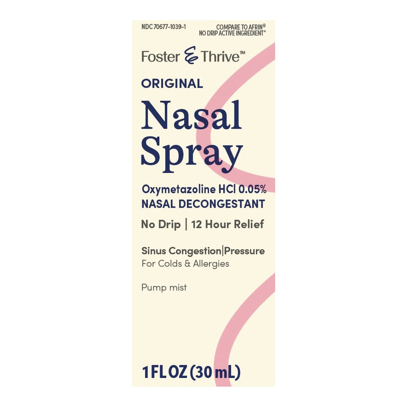 Foster & Thrive Oxymetazoline 0.05% Saline Nasal Spray (Each) 