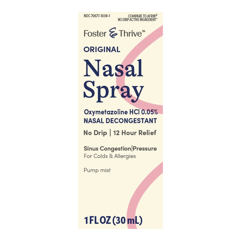 Foster & Thrive Oxymetazoline 0.05% Saline Nasal Spray (Each)