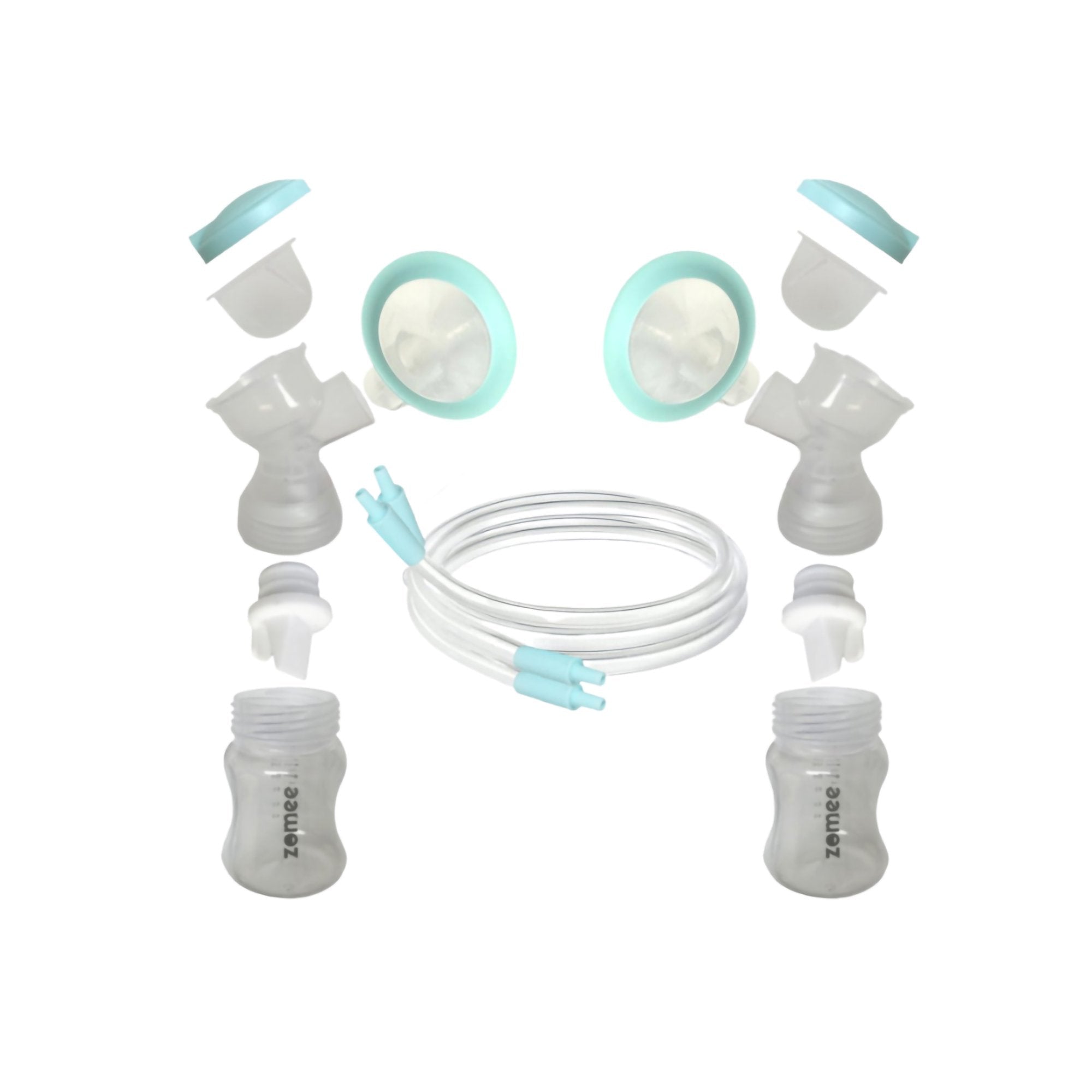 Zev Supplies Corp Double Breast Shield Kit Zomee Z2 24 mm Plastic Reusable 