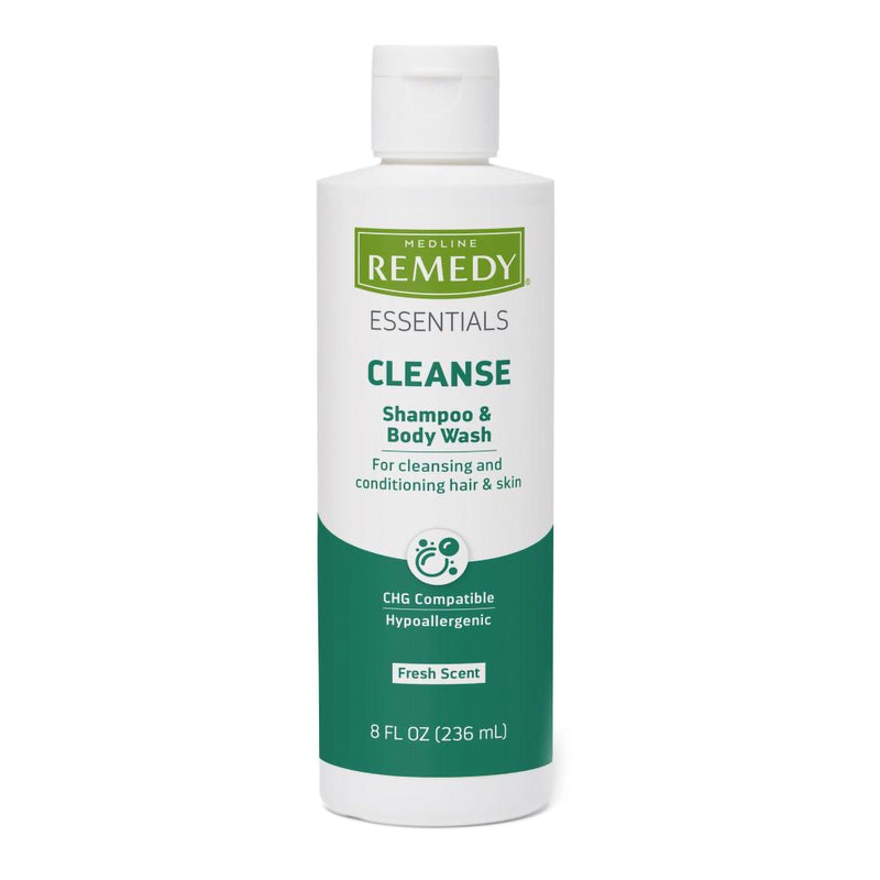 Shampoo and Body Wash Remedy Essentials 8 oz. Flip Top Bottle Citrus Vanilla Scent (Case of 36)