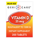 Geri-Care Vitamin D-3 Supplement (Case of 12)