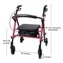 McKesson Four-Wheel Rollator (Each)