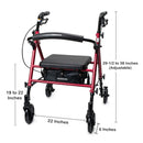 McKesson Four-Wheel Rollator 