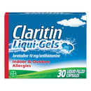 MSD Consumer Care Claritin Liquigels Loratadine Allergy Relief 