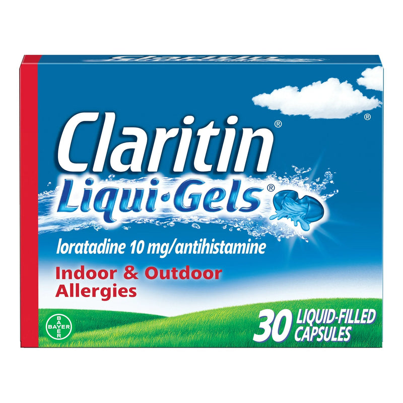 MSD Consumer Care Claritin Liquigels Loratadine Allergy Relief 