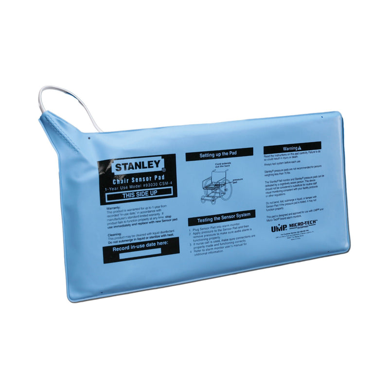 Stanley Standard Fall Management Chair Sensor Pad, 7 x 15 Inch (Each)