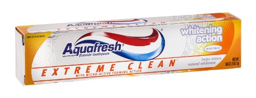 Glaxo Consumer Products Toothpaste Acquafresh Extreme Clean Mint Blast Flavor 5.67 oz. Tube 