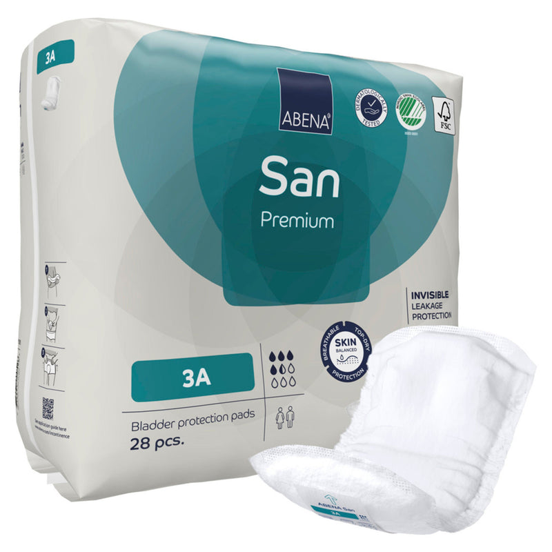 Abena San 3A Premium Bladder Protection Pads (Case of 196)