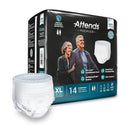 Attends Premier Underwear, Heavy Absorbency, X-Large, 58 – 68 Inch Waist/Hip (Case of 56)