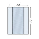 McKesson Brand McKesson Table Drape, 44 x 75 Inch (20/CS) 