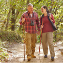Mabis Healthcare Brazos Twisted Cedar Backpacker Handcrafted Walking Stick, 58-Inch 