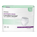 McKesson Extended Wear Maximum Absorbency Underwear, Large (Case of 56)