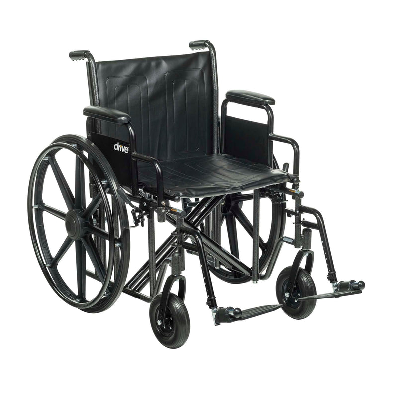 drive Sentra EC HD Bariatric Wheelchair, 20-Inch Seat Width (Each)