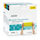 McKesson CanDo Exercise Extra-Light Resistance Band, Yellow, 5 Inch x 50 Yard (Each)