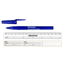 Skin Marker with Ruler and Labels McKesson Gentian Violet Ink Sterile Full Size Fine Tip (Box of 50)