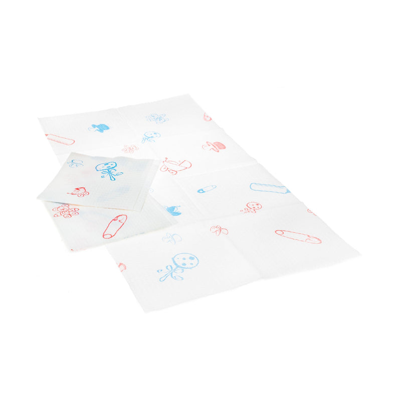 McKesson Smooth Scale Liner Paper, 13 x 25 Inch, Pins, Bottles & Carriages Print (Case of 250 Items)