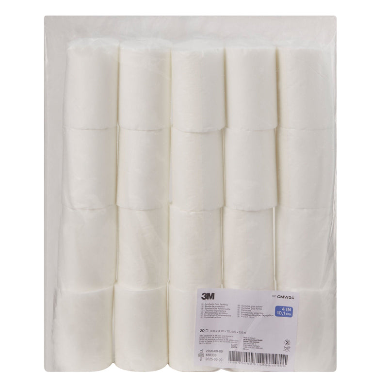 3M White Polyester Undercast Cast Padding, 4 Inch x 4 Yard 