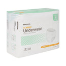 McKesson Classic Light Absorbency Incontinence Underwear, Large (Case of 72)