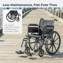 drive Cruiser III Lightweight Wheelchair, 20-Inch Seat Width (Each)