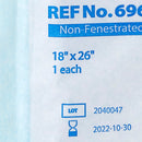 Busse Hospital Disposables Busse Hospital Sterile Field General Purpose Drape, 18 x 26 Inch (300/CS) 