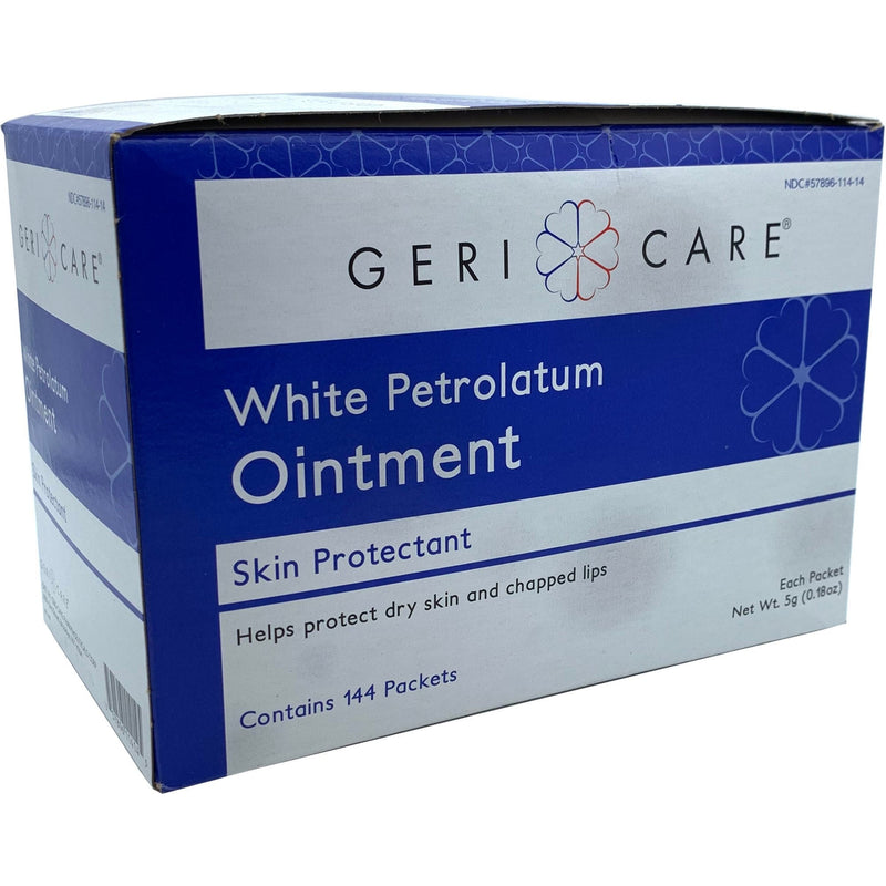 Geri-Care White Petrolatum Petroleum Jelly (Case of 864)