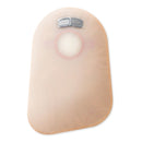 New Image 2-Piece Transparent Ostomy Pouch, Pre-cut to Fit 44 mm Stoma, Green (Box of 60)