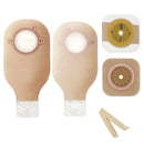 Hollister New Image 19104 2-Piece Clear Ileostomy/Colostomy Pouch, 70 mm Flange, Blue (5/BX) 