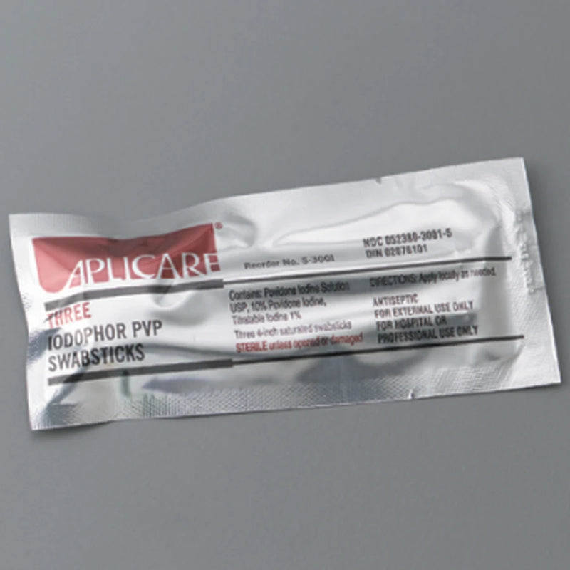 Sklar Sterile PVP Swabsticks in packs of 3 - 96-7035