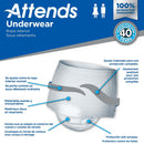 Attends Care Moderate Absorbent Underwear, Extra Large (Case of 56)