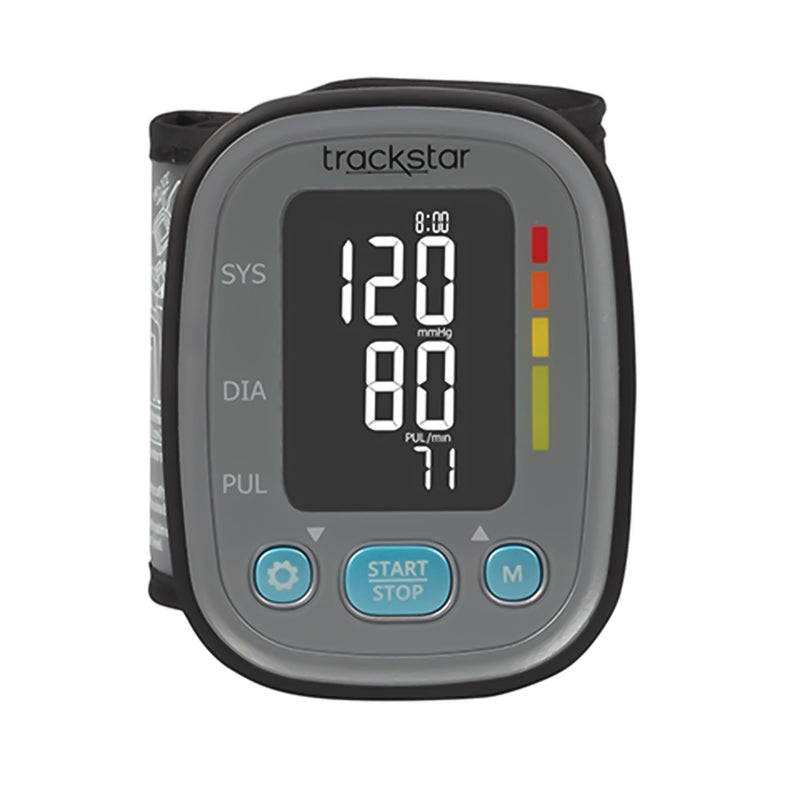 Digital Blood Pressure Monitor Trackstar Adult Cuff Wrist Mobile (24/CS)