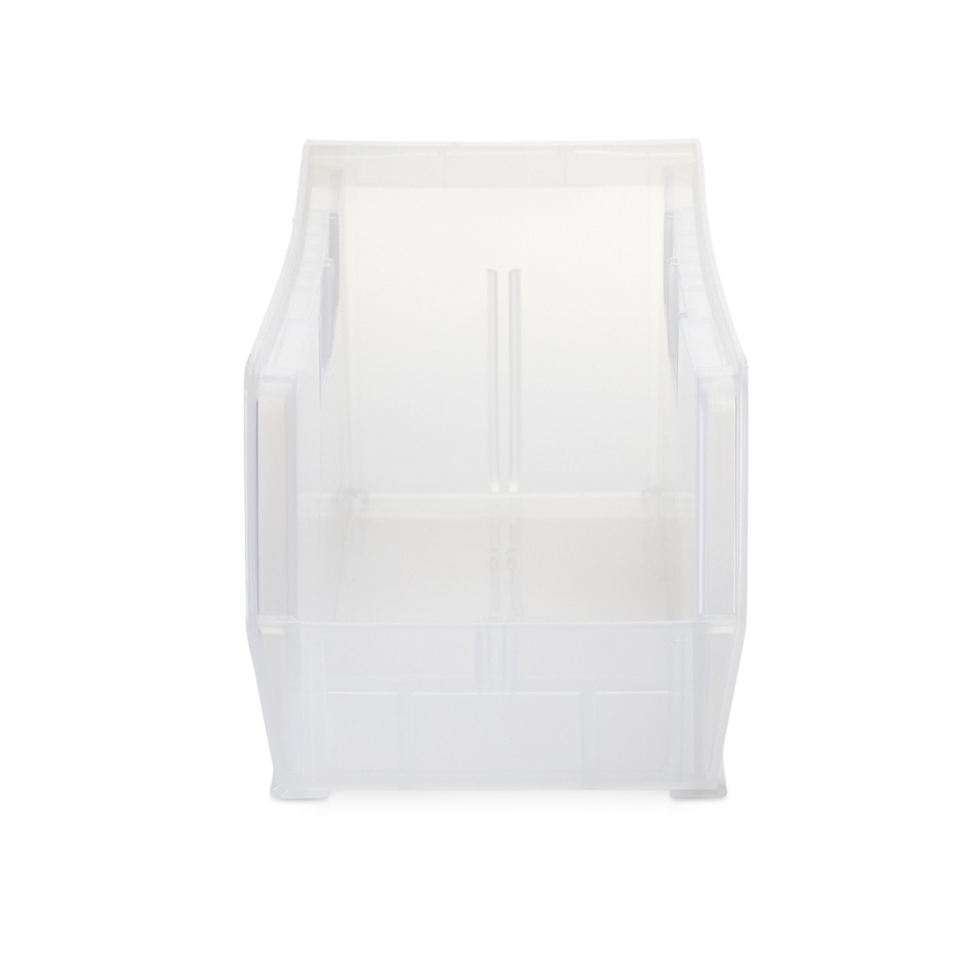 Akro-Mils AkroBins Storage Shelf Bin, Clear, 4 x 4.125 x 10.875 Inch (12/CT) 