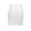 Akro-Mils AkroBins Storage Shelf Bin, Clear, 4 x 4.125 x 10.875 Inch (12/CT) 