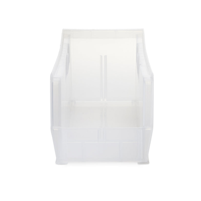 Akro-Mils AkroBins Storage Shelf Bin, Clear, 4 x 4.125 x 10.875 Inch (12/CT) 