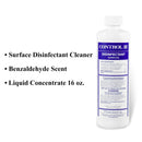 Control III Surface Disinfectant Germicide Cleaner, 16 oz. (Case of 12)