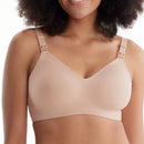 Root Technology Ltd Nursing Bra Momcozy 34 to 36 Inch Chest Medium Beige Back Hook and Eye Closure Adjustable Shoulder Strap 